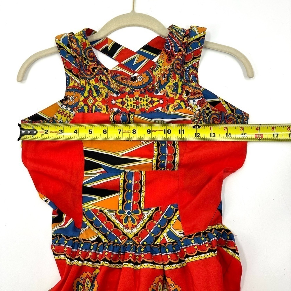 Lovers + Friends Kitty Cat Maxi Dress XS Pockets Tribal Boho Indie Festival - Picture 12 of 14